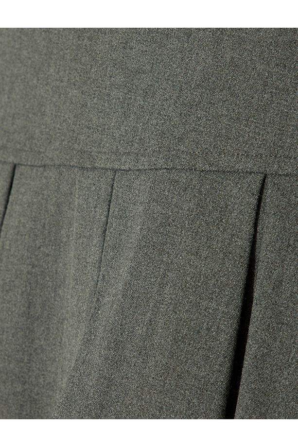 X Inji - Mini Pileli Slim Fit Şort Etek - 6