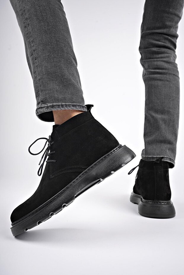 Henry Garantált - Valódi bőr és kényelmes talpú férfi Chelsea csizma - 8