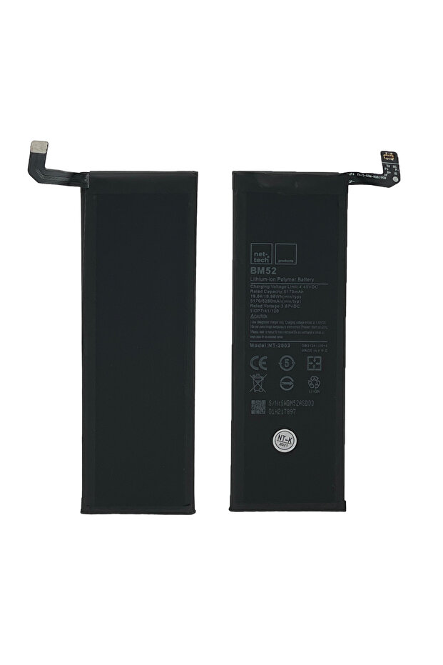 Teknonet Xiaomi Mi Note 10 Lite Uyumlu Nettech ABN59 5200 MAh Batarya - 1