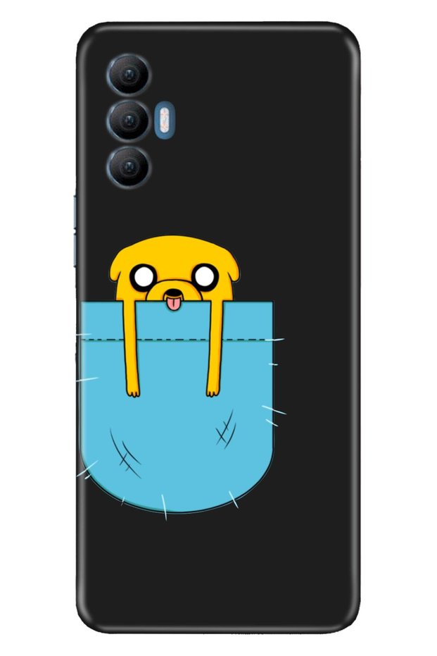 Spark 8 Pro Case Silicone Tioserisi Patterned Illustrated - Pocket Dog Compatible
