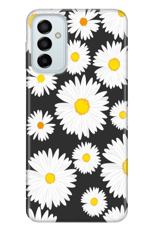 Samsung Galaxy M23 Compatible 0.4mm Laser Cut Silicone Cover Daisy