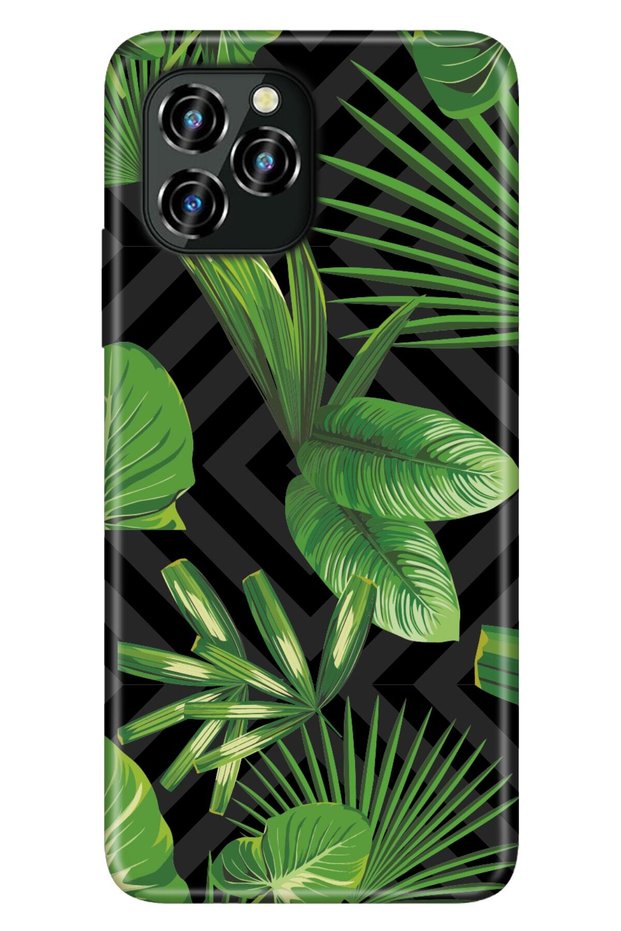 C21 Pro Case Silicone Patterned Illustrated Uv Cover Voque Leaf