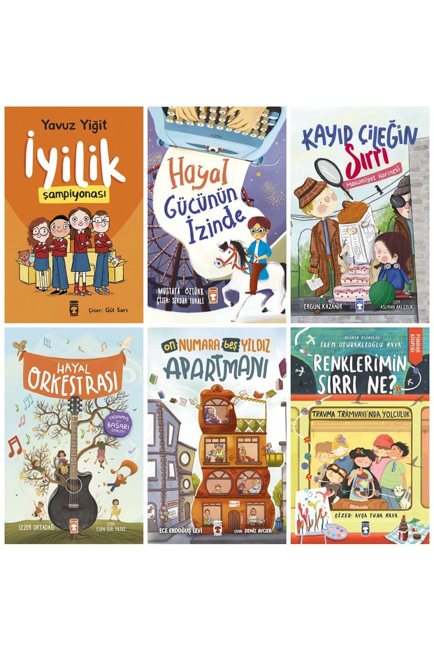 2. 3. 4. Sınıf 6'lı Set/İyilik Şampiyonası-Hayal Gücünün İzinde-Kayıp Çileğin Sırrı-Hayal Orkestrası