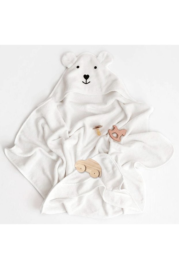 Baby Swaddle Towel - Natural Bamboo and Pure Cotton Mix Head