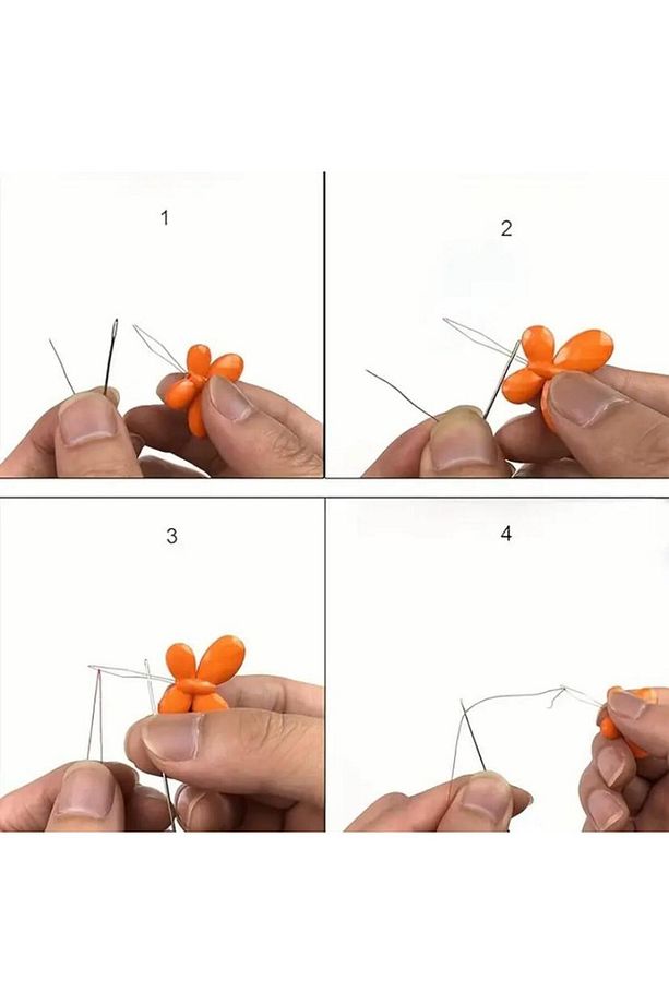 Kelebek Şeklinde Dikiş İğnesine Kolayca İplik Geçirme Aparatı(2 Adet) - 7