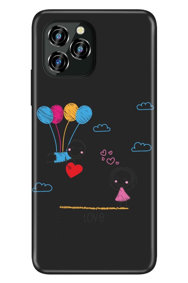 حافظة C21 Pro من السيليكون المزخرف بالأشعة فوق البنفسجية، غطاء Trash Love