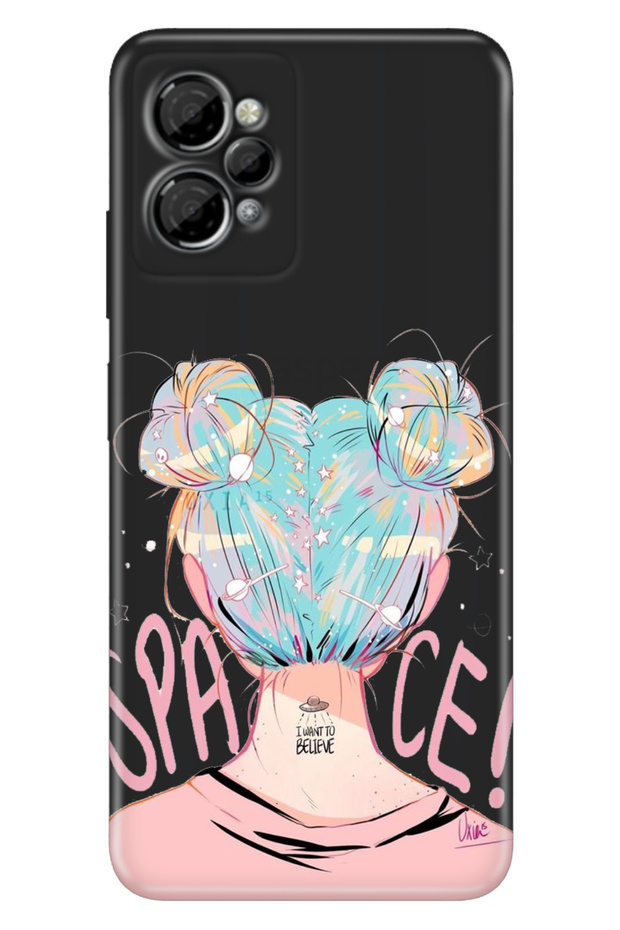 Casper Via X30 / X30 Plus Case Pictorial Printed Nano Silicone Girl from Outer Space