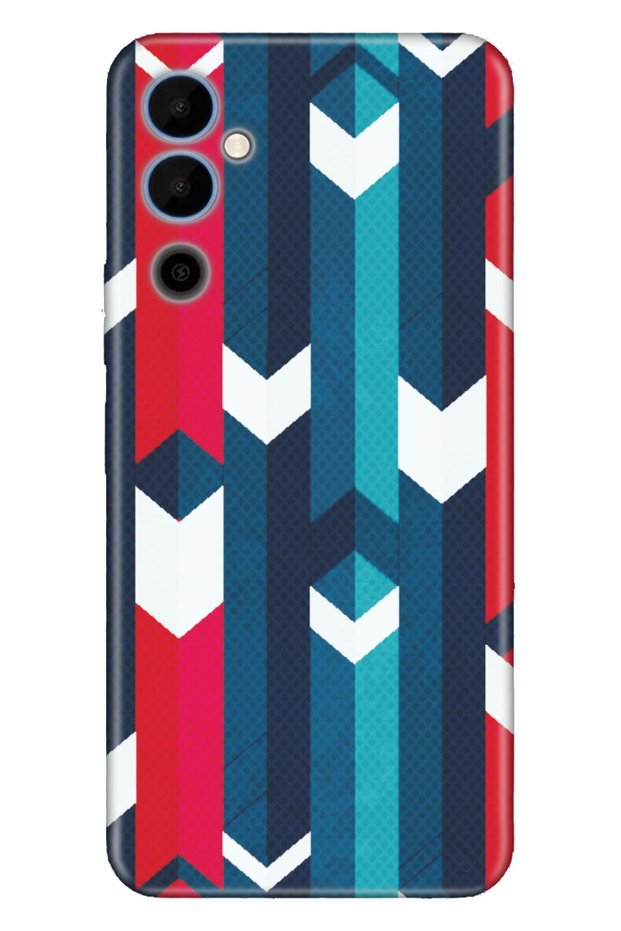Pova Neo 2 Case Silicone Patterned Illustrated Uv Cover Blue Stripe