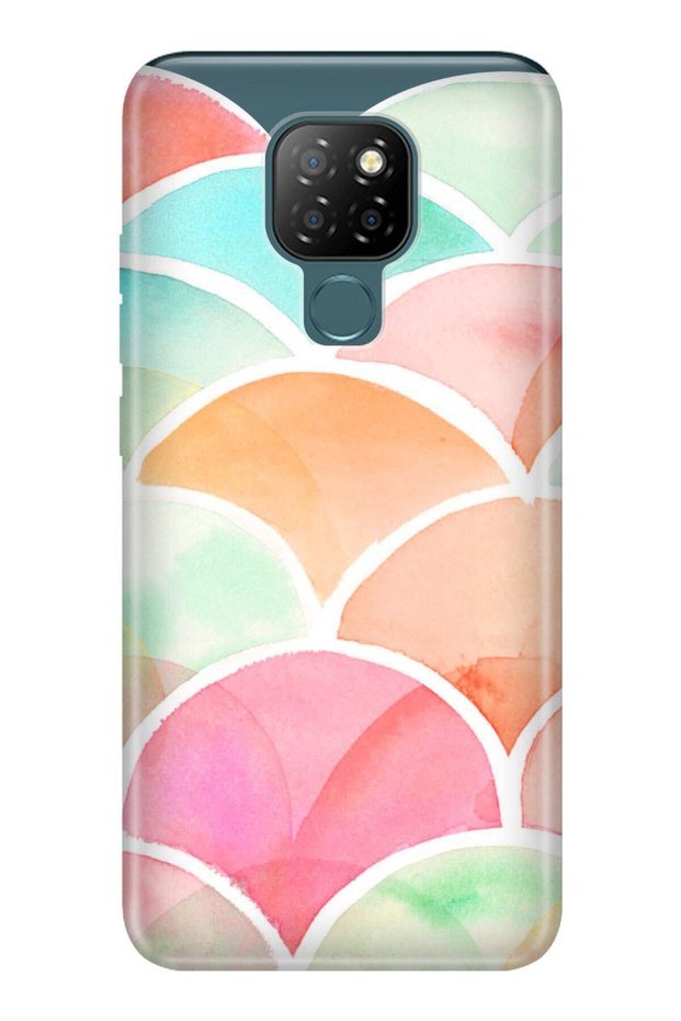 Gm 20 Compatible Case 0.4mm Laser Cut Silicone Cover Colorful Mountains