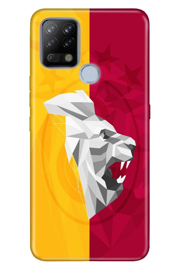 Pova Compatible Case Silicone Moderna Patterned Yellow Red Champion