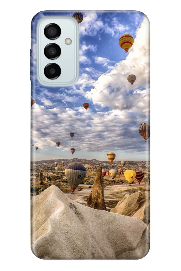 Samsung Galaxy M23 Case 0.4mm Laser Cut Silicone Cover Ürgüp Cappadocia Compatible