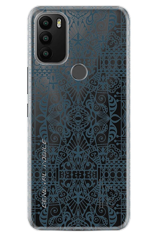 Gm 21 Plus Compatible Case 0.4mm Laser Cut Silicone Cover Mandala V
