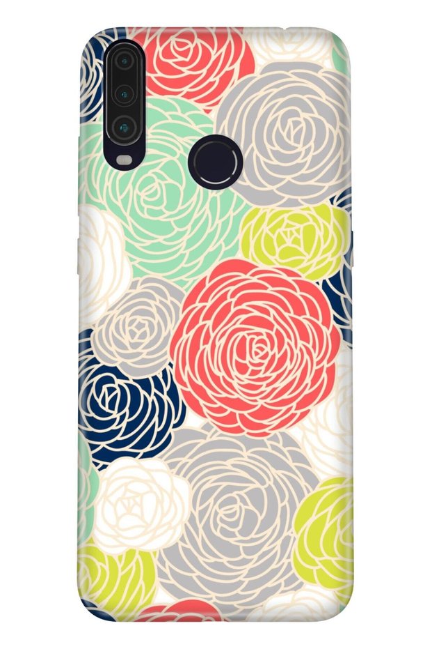 Gm 20 Pro Case 0.4mm Laser Cut Silicone Cover Flower Garden