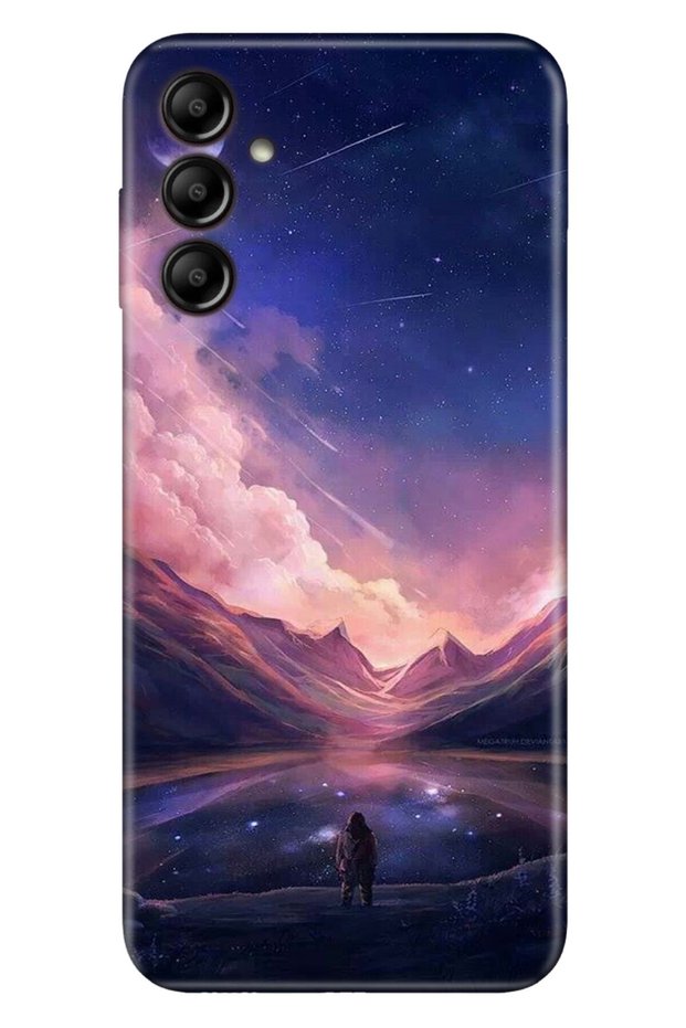 Samsung Galaxy A54 Case Silicone Patterned Illustrated Uv Cover Mars Life