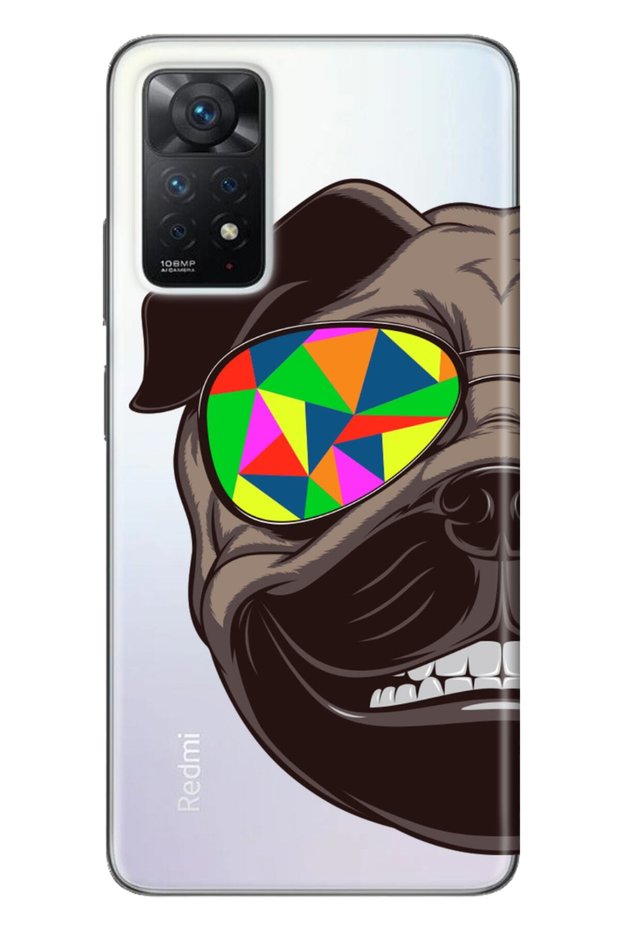 حافظة متوافقة مع هاتف Xiaomi Redmi Note 11 Pro 5g بسمك 0.4 ملم من السيليكون المقطوع بالليزر