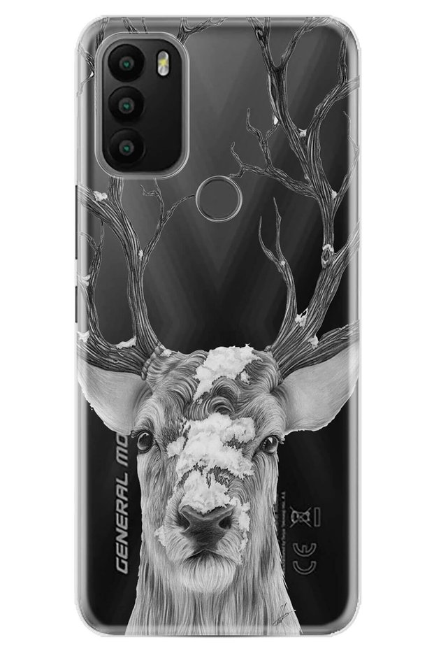 Gm 21 Plus Compatible Case 0.4mm Laser Cut Silicone Cover Reindeer