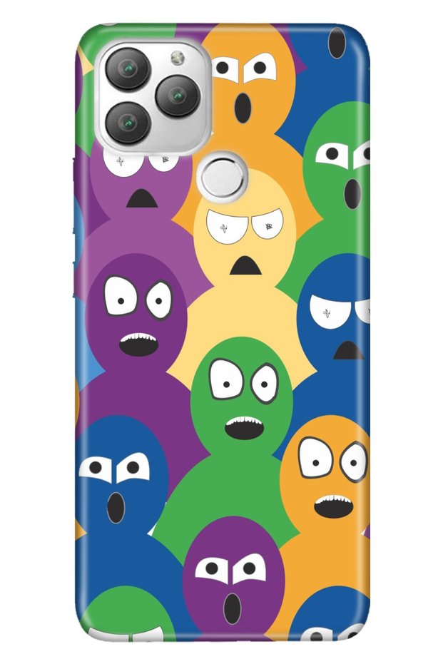 Gm 22 Plus Compatible Case 0.4mm Laser Cut Silicone Stock: Colorful Army