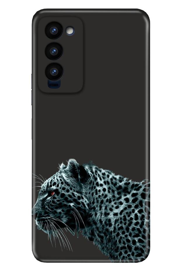 Camon 18 Case Colored Illustrated Silicone Vamp Lion