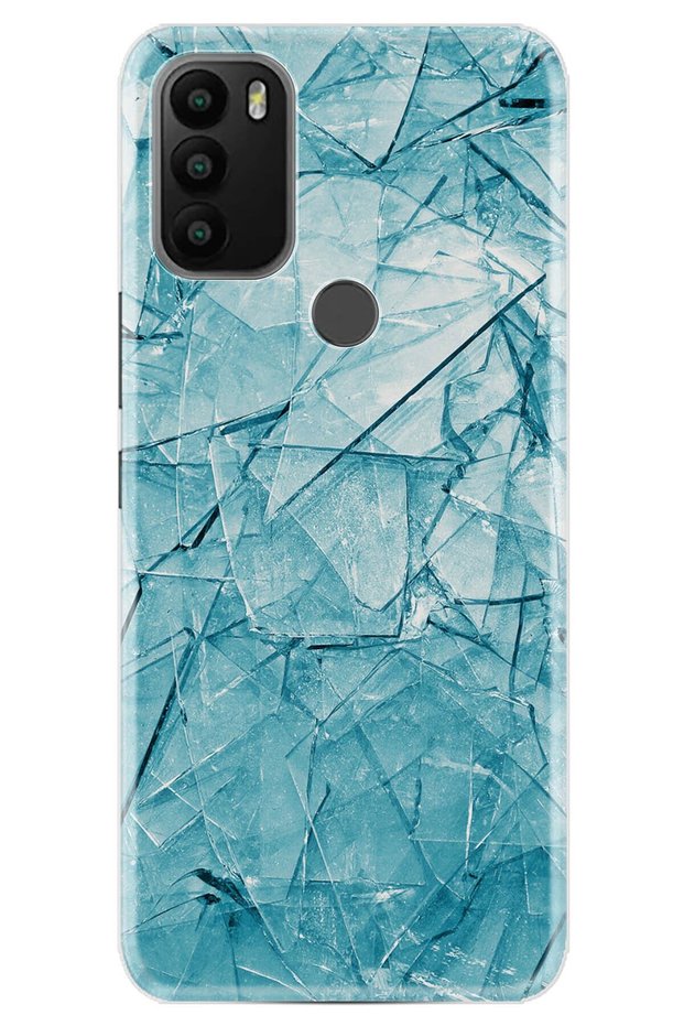 Gm 21 Plus Compatible Case 0.4mm Laser Cut Silicone Cover Shatterproof Glass