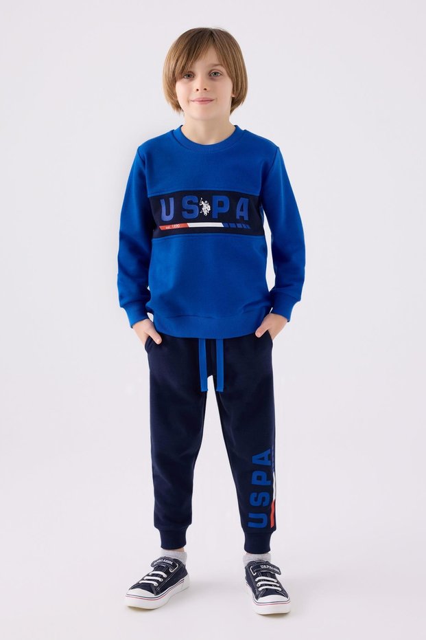Boy's 3 Thread Winter Printed Pajamas Set