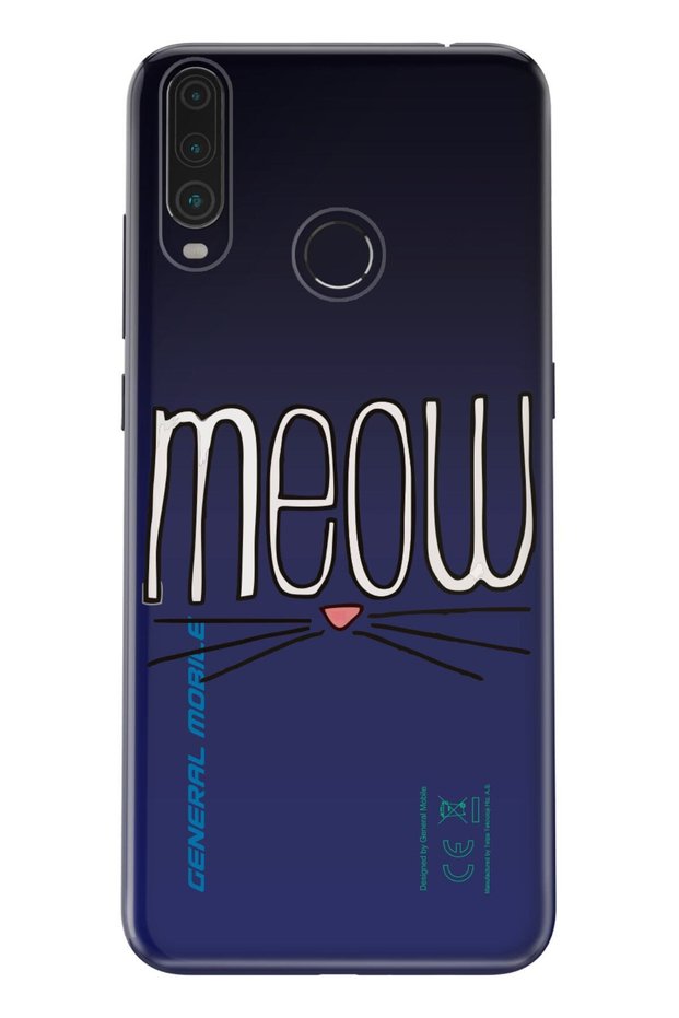 Gm 20 Pro Compatible Case 0.4mm Laser Cut Silicone Cover Meow