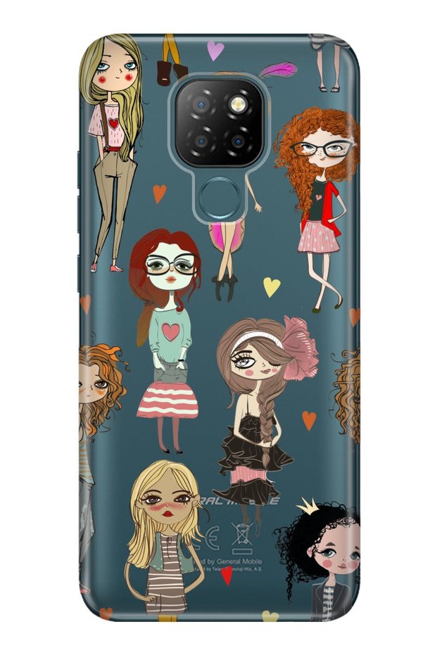 Gm 20 Case 0.4mm Laser Cut Silicone Cover College Fashion