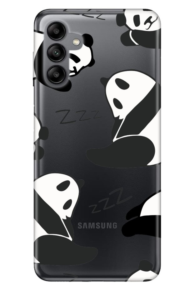 Case for Samsung Galaxy A04S Silicone Moderna Patterned Pandas