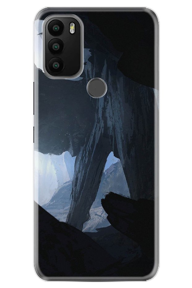 Gm 21 Plus Case 0.4mm Laser Cut Silicone Cover Matte Rocky