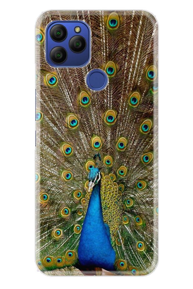 Gm 21 Case 0.4mm Laser Cut Silicone Cover Peacock