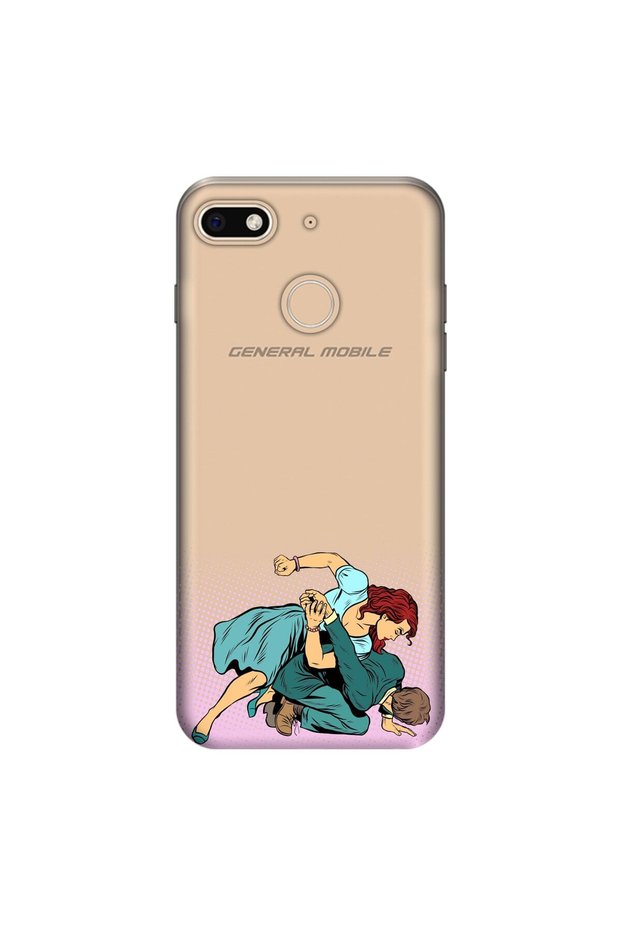 Gm 8 Go Compatible Case 0.4mm Laser Cut Silicone Cover Strong Woman