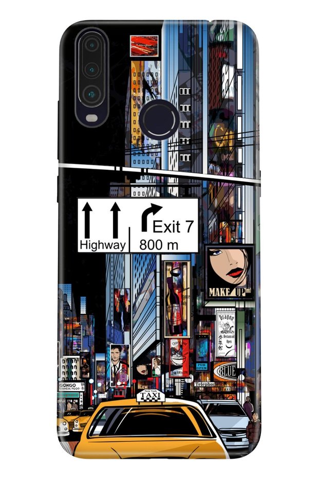 Gm 20 Pro Compatible Case 0.4mm Laser Cut Silicone Cover Gece New York
