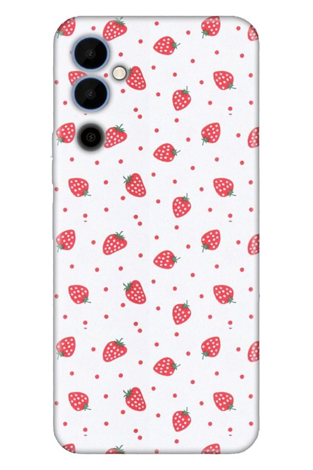 Pova Neo 2 Case Silicone Patterned Illustrated Uv Cover Strawberry