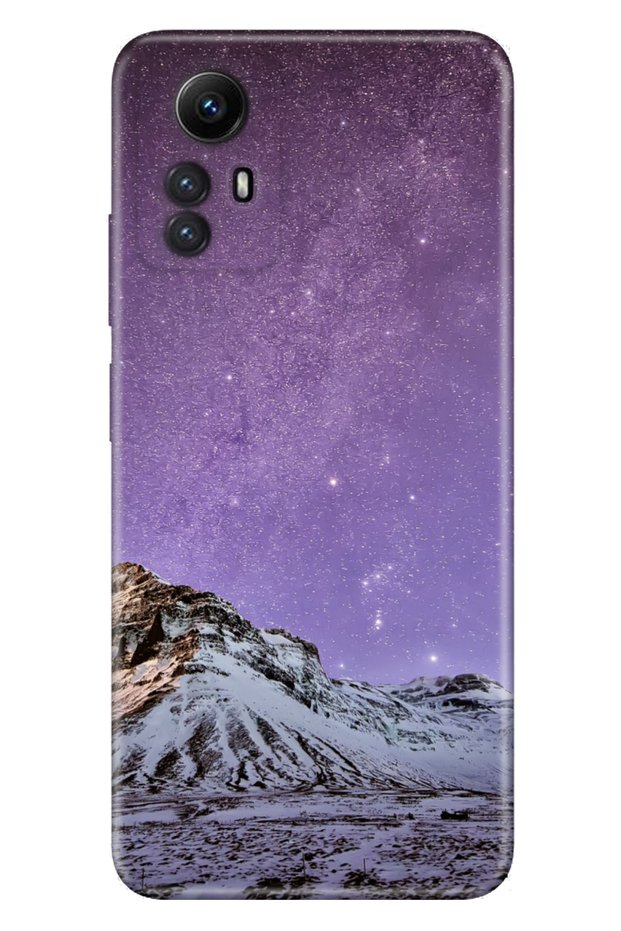 حافظة متوافقة مع هاتف Xiaomi Redmi Note 12S مع غطاء حماية من السيليكون بنمط صورة منظر طبيعي لامع