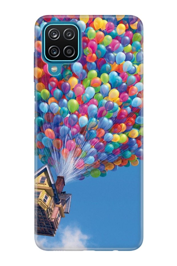 Case for Samsung Galaxy A12 Pure Modern Pattern Silicone with Balloons House