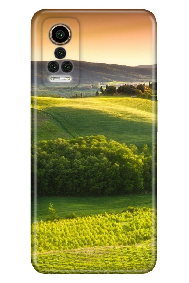 Gm 22 Pro Compatible Case 0.4mm Laser Cut Silicone Cover Green Nature