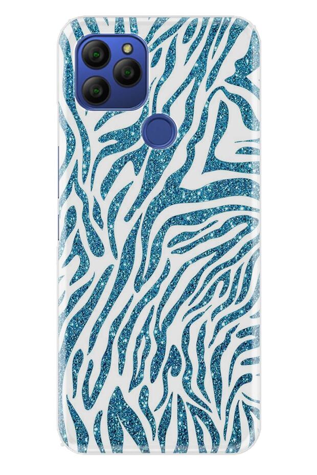 Gm 21 Compatible Case 0.4mm Laser Cut Silicone Cover Shimmering Zebra