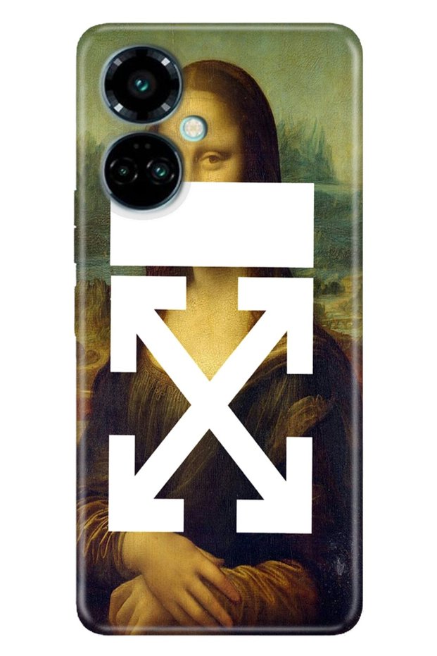Camon 19 Pro Case Modern Design Silicone Patterned Mona.Lisa Vintage