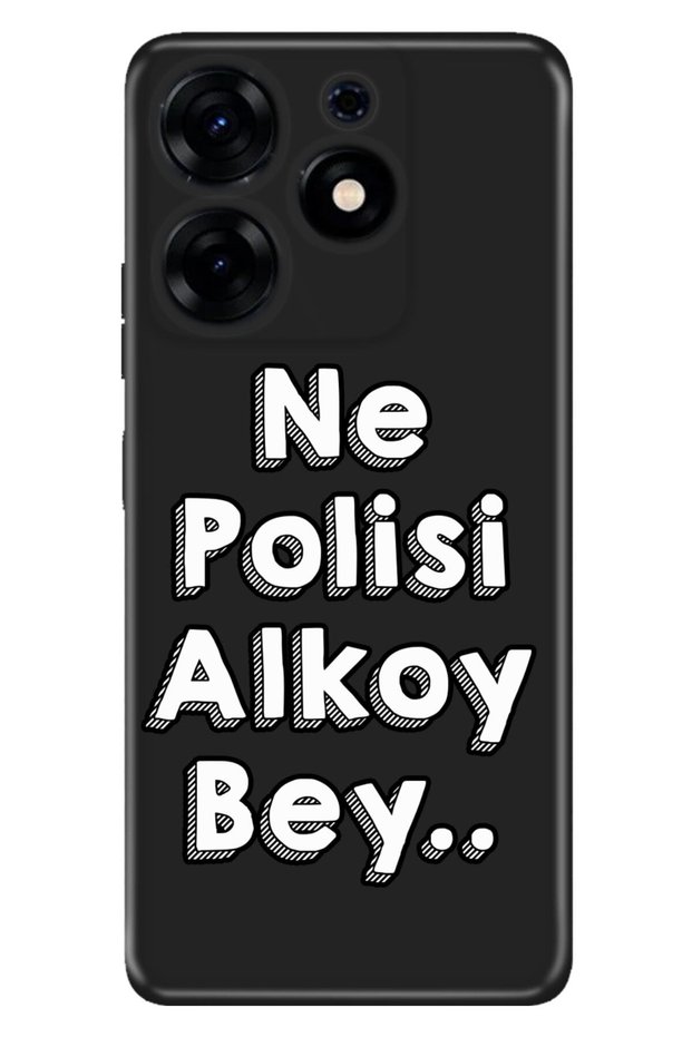 Spark 10 Pro Case Camera Protected Silicone Patterned Pictorial Uv Cover Ne Polisi