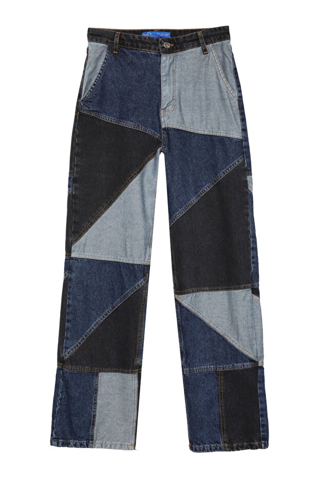 Kadın patch detaylı jean - 1
