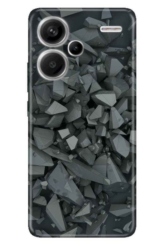 Xiaomi Redmi Note 13 Pro Plus 5g Compatible Case Silicone Illustrated Broken