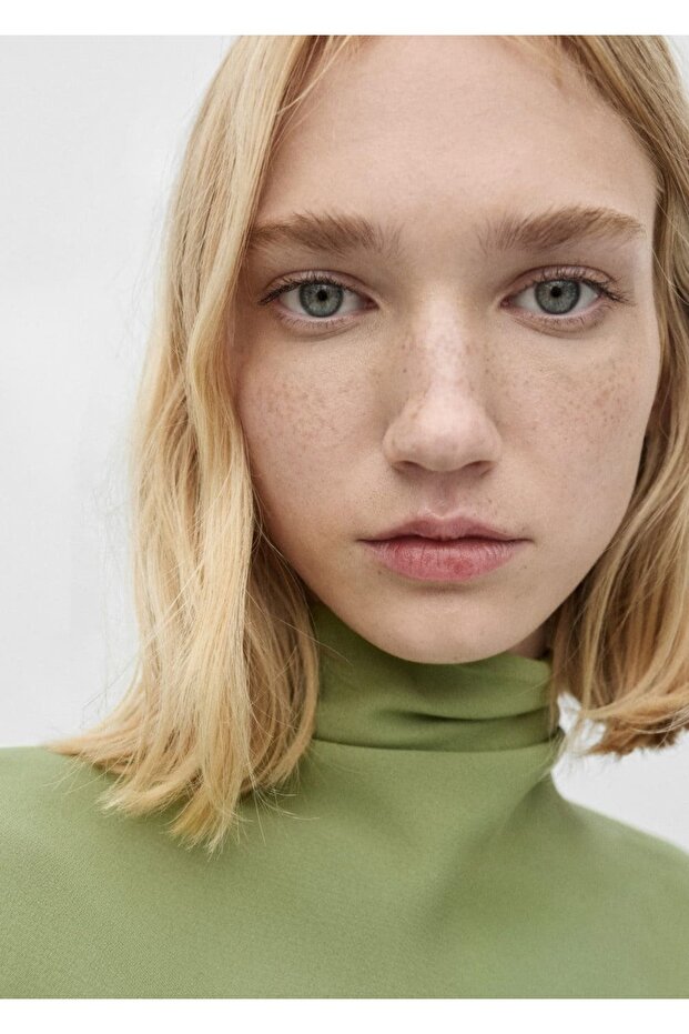 Chiffonkleid mit Bindedetail - 6