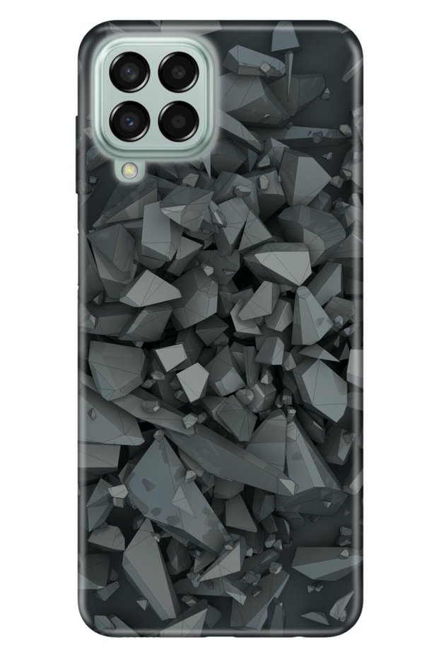 Samsung Galaxy M33 Compatible Case 0.4mm Laser Cut Silicone - Broken