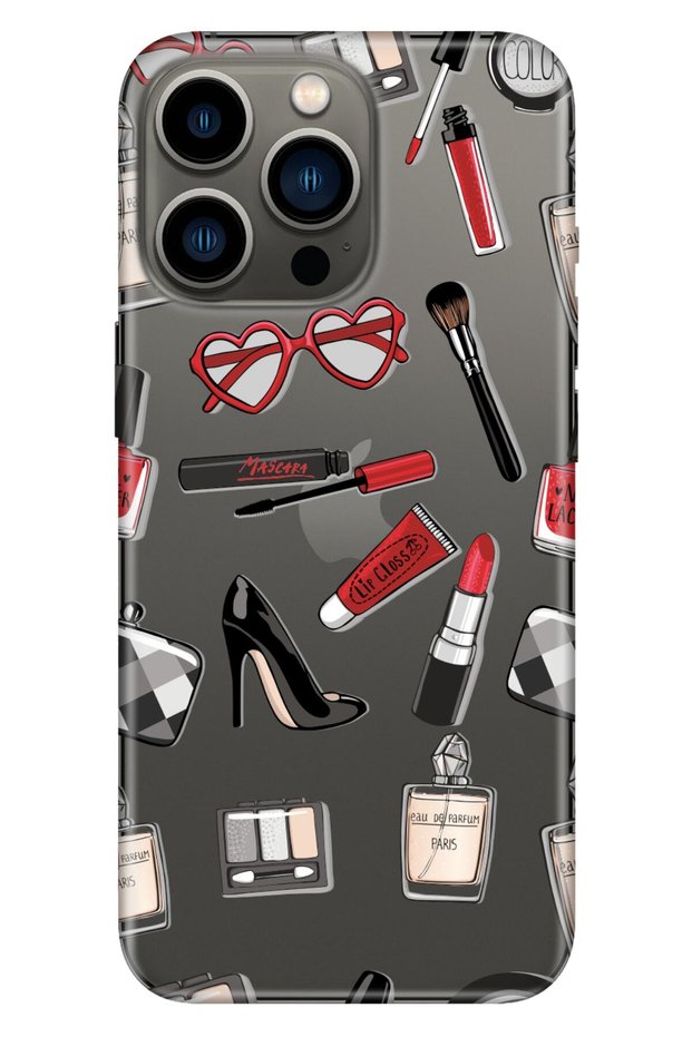iPhone 14 Pro Max Case Silicone Moderna Pictorial Patterned Style Fashion
