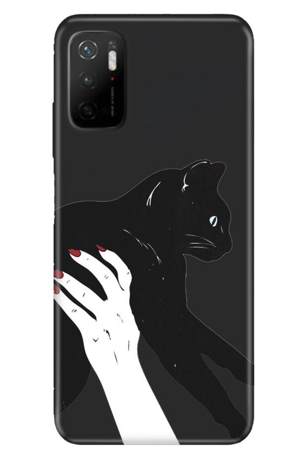 Xiaomi Redmi Note 10 5g Case Silicone Tioserisi Art Cat