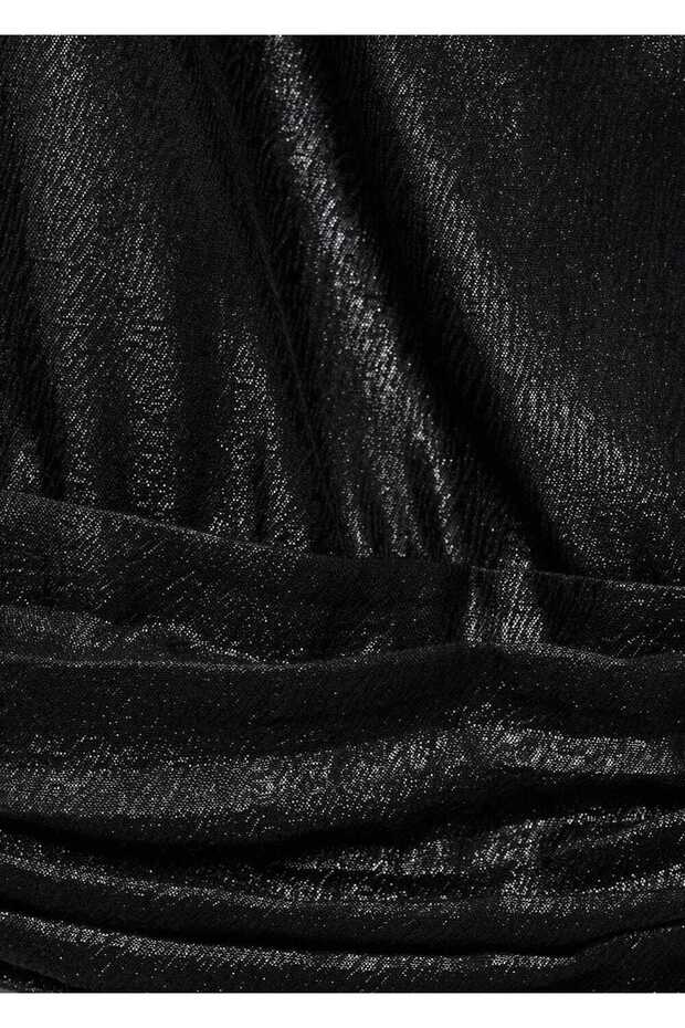 Asimetrik Pullu Bluz - 7