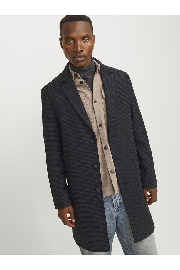 Yün Palto JJEHARRISON WOOL BLEND COAT SN 12263845 - 7