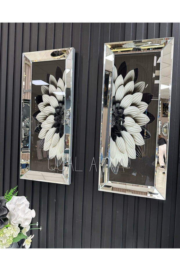 Gümüş Aynalı İkili Tablo Set - 3