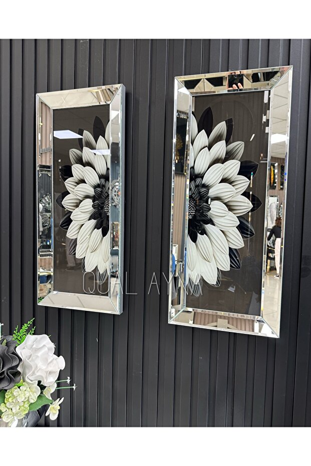 Gümüş Aynalı İkili Tablo Set - 5