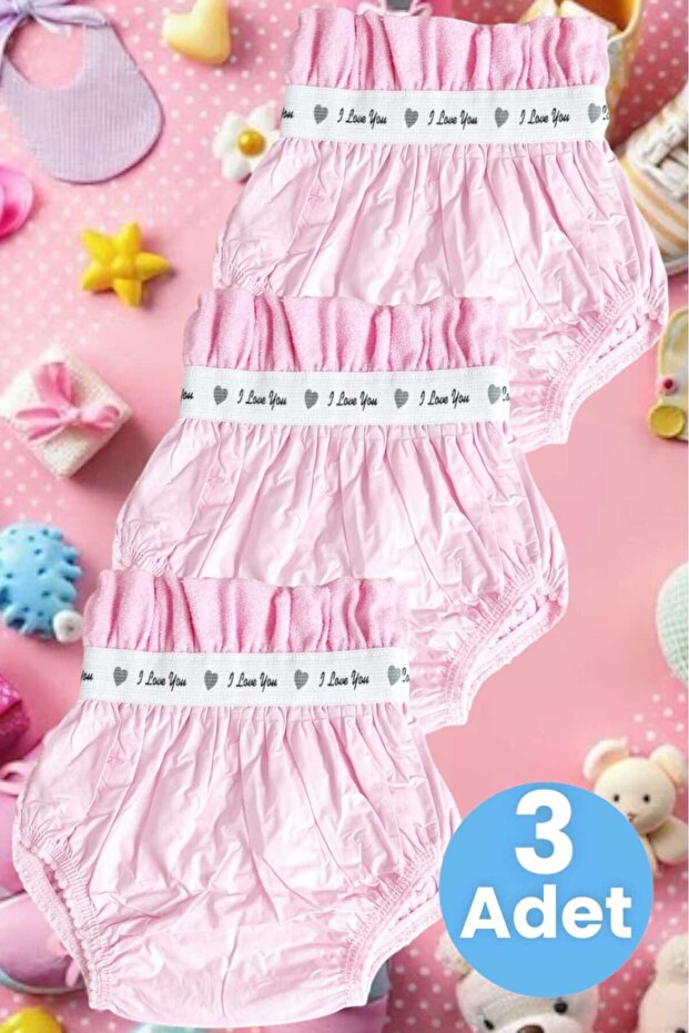 Baby Washable High Absorbent Cotton 3-Piece Training Pants