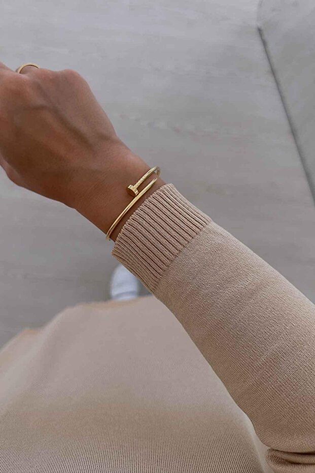 Basic Merserize Tesettür Tunik - Sütlü Kahve - 2